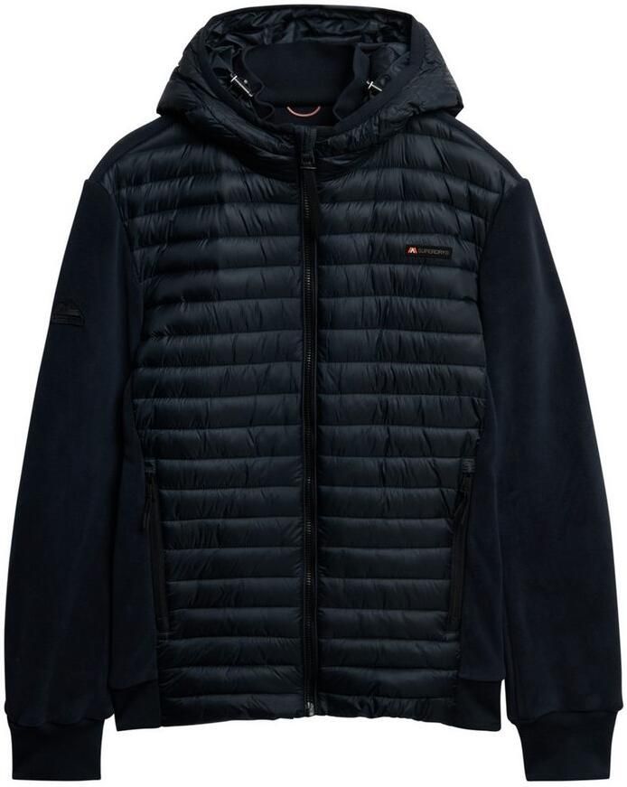 Superdry Gewatteerde jas HOOD STORM FLEECE HYBRID JKT