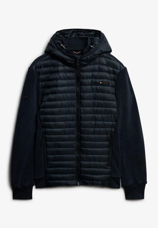 Superdry Gewatteerde jas HOOD STORM FLEECE HYBRID JKT - Foto 6