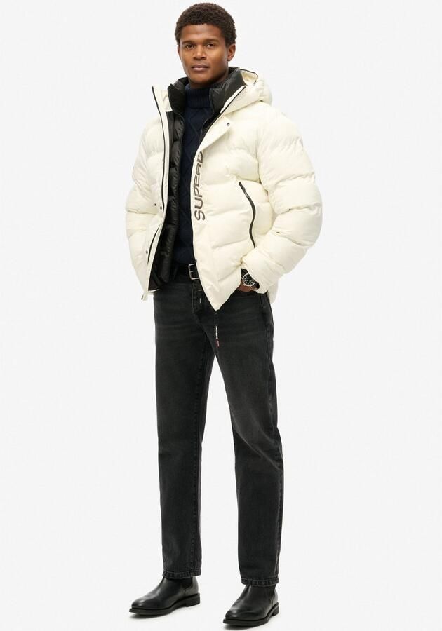 Superdry Gewatteerde jas Hooded City Graphic Puffer Jkt - Foto 4