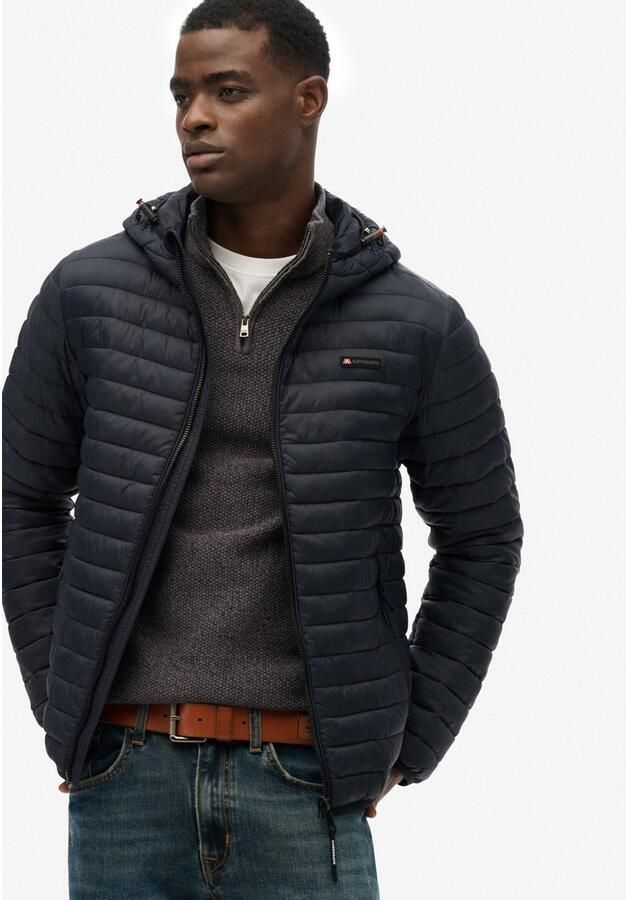 Superdry Gewatteerde jas HOODED FUJI LITE JACKET - Foto 4