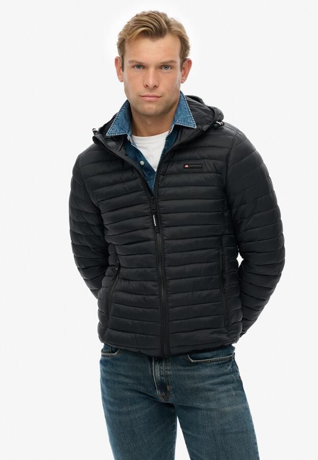Superdry Gewatteerde jas HOODED FUJI LITE JACKET - Foto 8