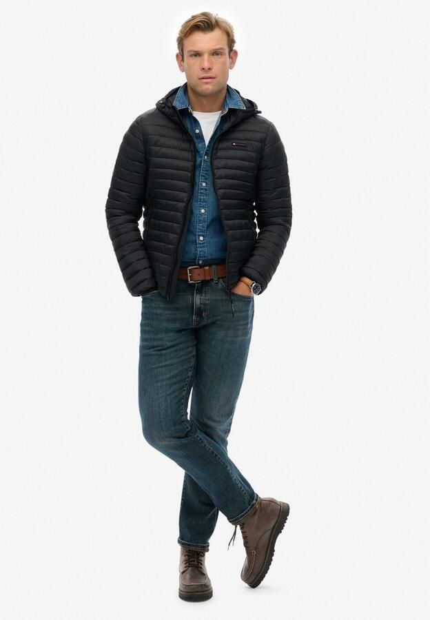 Superdry Gewatteerde jas HOODED FUJI LITE JACKET - Foto 7