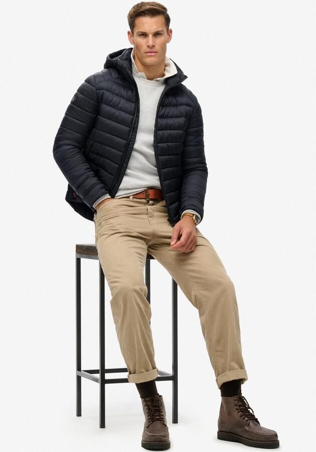 Superdry Trainingsjack Fuji sport gewatteerd jack met capuchon - Foto 6