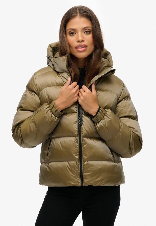 Superdry Gewatteerde jas HOODED LUXE SPORTS PUFFER - Foto 9