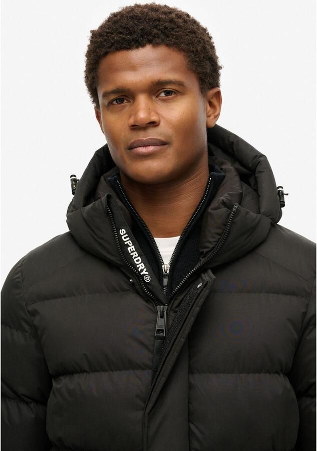 Superdry Microfibre Hooded Sports Puffer Winterjas Heren - Foto 2