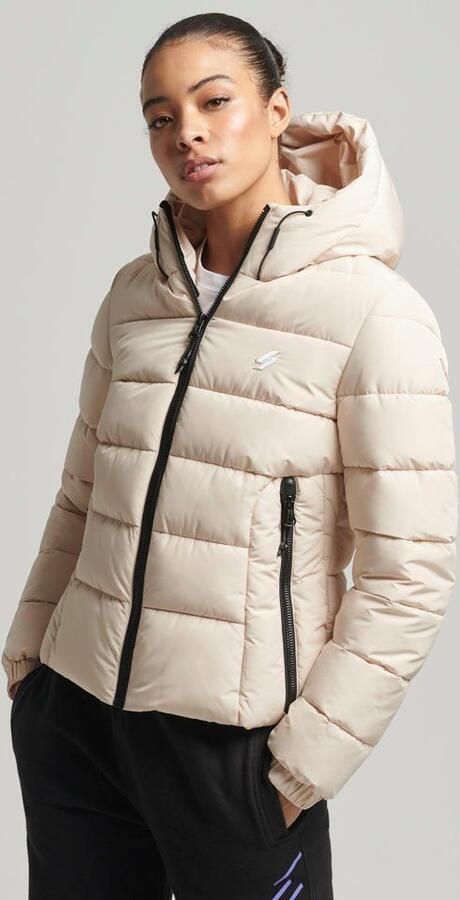 Superdry Gewatteerde jas HOODED SPIRIT SPORTS PUFFER van waterafstotend materiaal - Foto 6