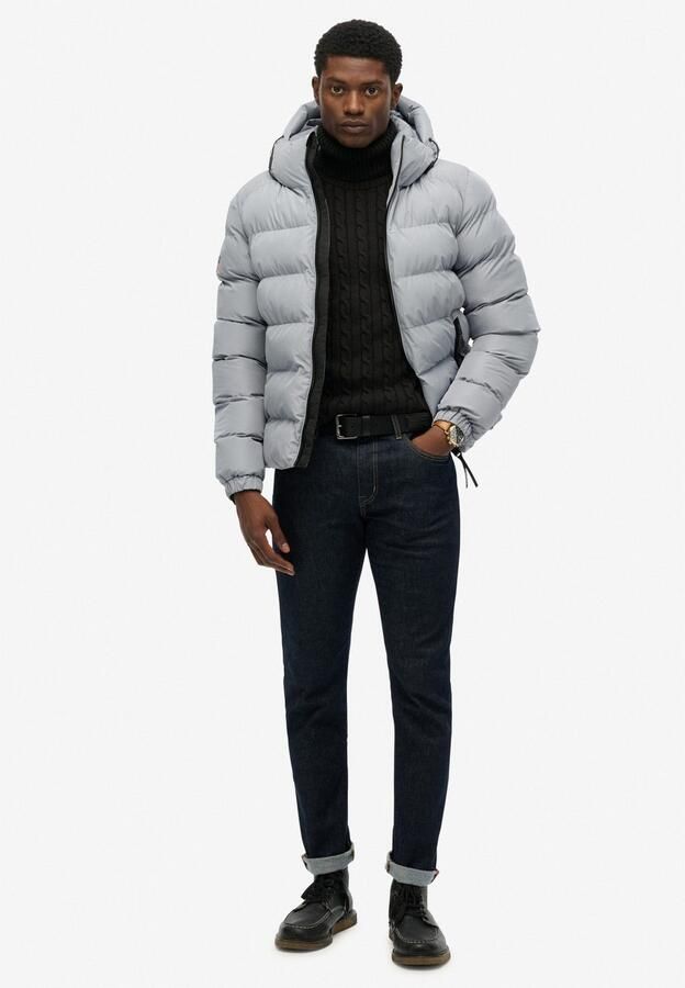 Superdry Gewatteerde jas HOODED SPORTS PUFFER JACKET - Foto 5