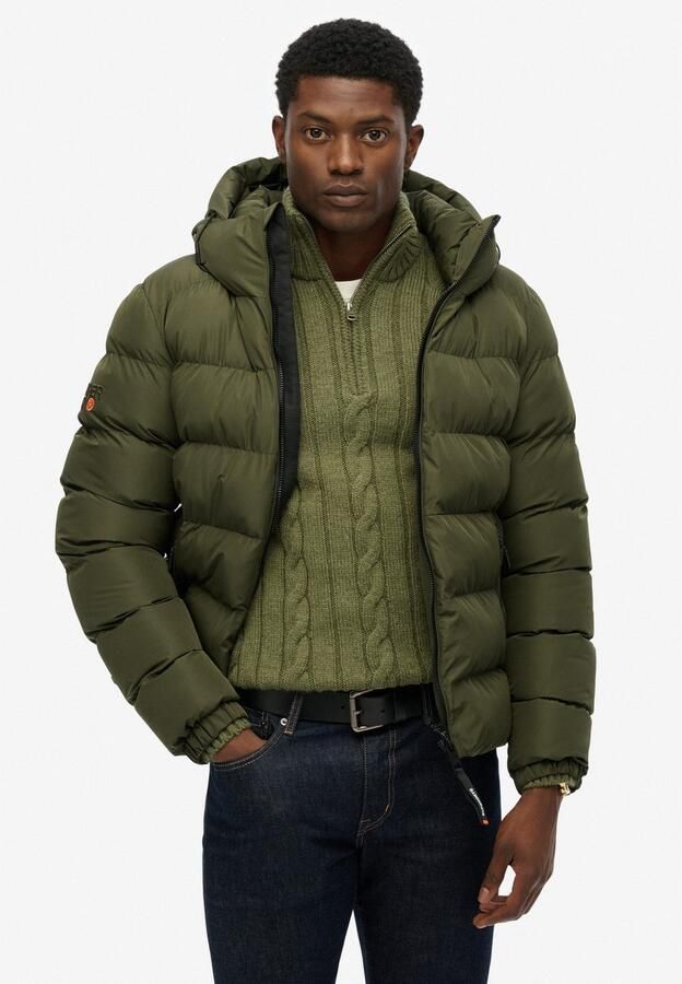 Superdry Gewatteerde jas HOODED SPORTS PUFFER JACKET - Foto 5