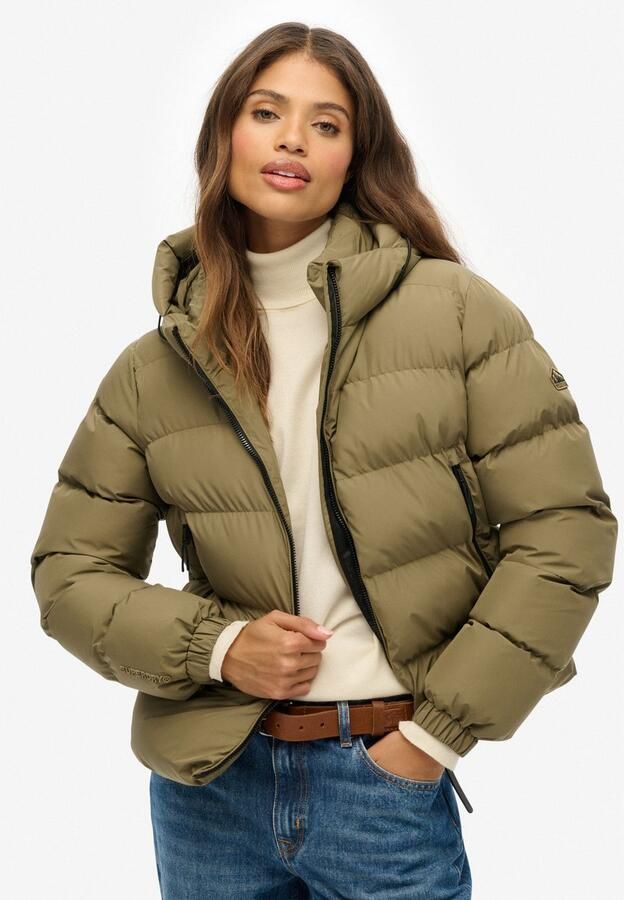 Superdry Gewatteerde jas HOODED SPORTS PUFFER JACKET - Foto 4