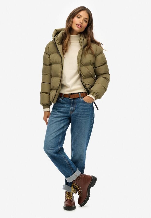Superdry Gewatteerde jas HOODED SPORTS PUFFER JACKET - Foto 5
