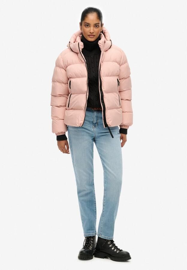 Superdry Gewatteerde jas HOODED SPORTS PUFFER JACKET - Foto 5