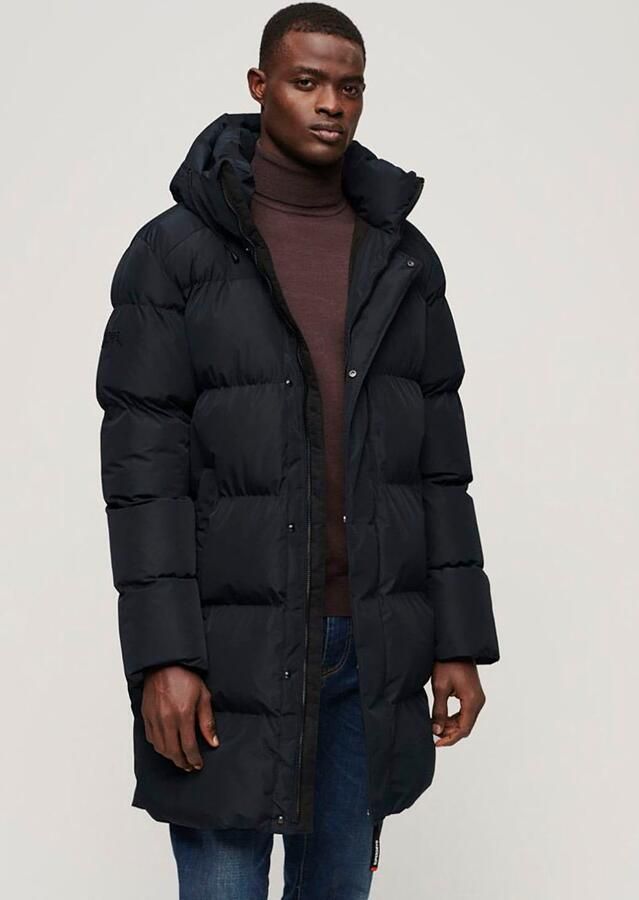 Superdry Fuji Padded Hooded Sports Puffer Mid Jas Heren - Foto 5