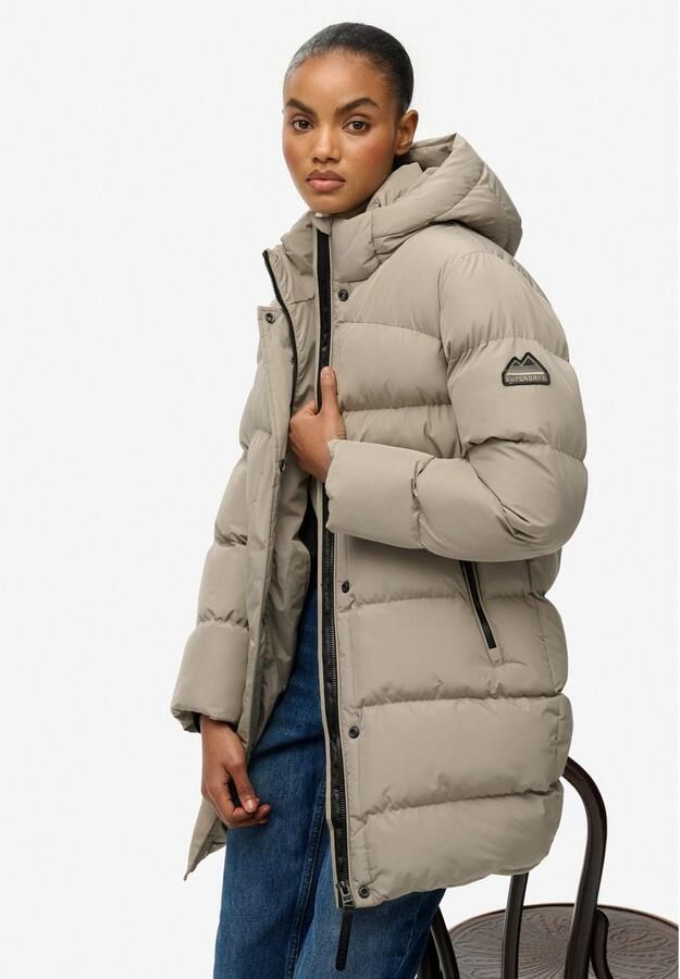 Superdry Gewatteerde jas HOODED SPORTS PUFFER MID JKT - Foto 5