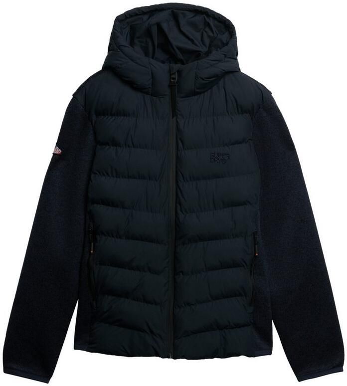 Superdry Gewatteerde jas HOODED STORM KNIT HYBRID JKT - Foto 8