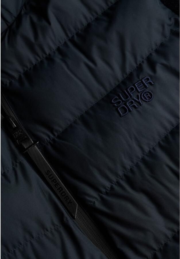 Superdry Gewatteerde jas HOODED STORM KNIT HYBRID JKT - Foto 3