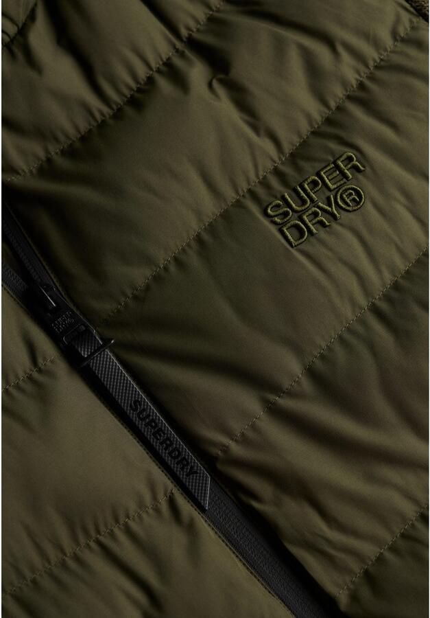 Superdry Gewatteerde jas HOODED STORM KNIT HYBRID JKT - Foto 2