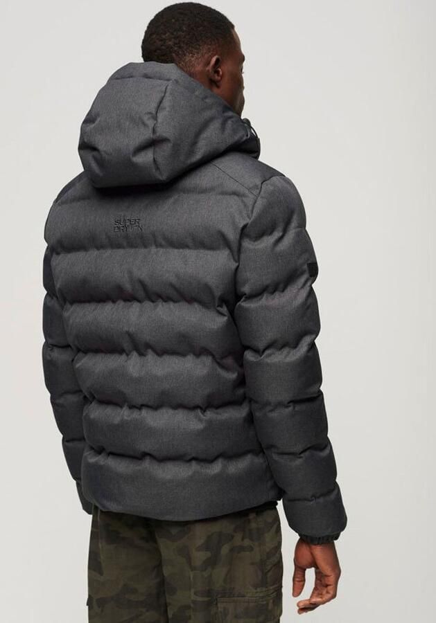 Superdry Gewatteerde jas HOODED TWEED SPORTS PUFFER JKT - Foto 5