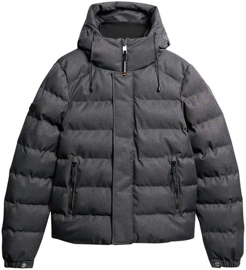 Superdry Gewatteerde jas HOODED TWEED SPORTS PUFFER JKT