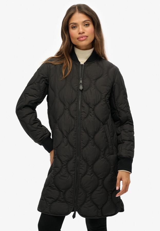 Superdry Gewatteerde jas LONG QUILTED LINER JACKET - Foto 9