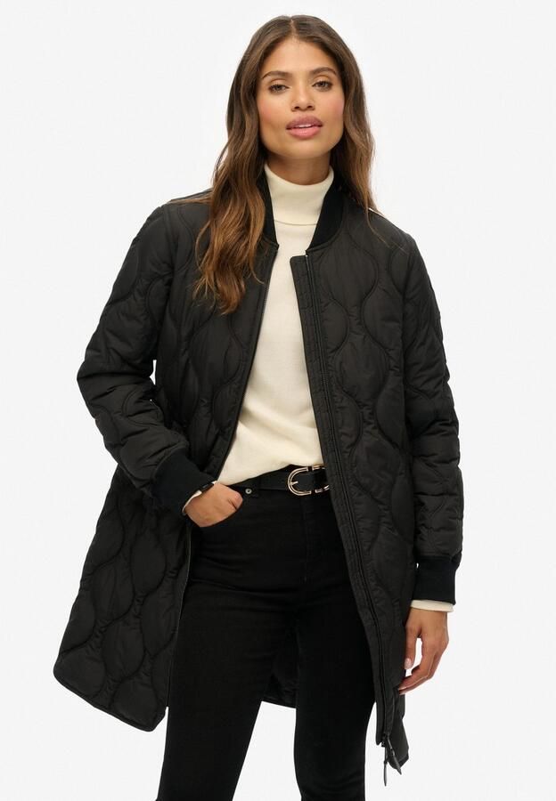 Superdry Gewatteerde jas LONG QUILTED LINER JACKET - Foto 5