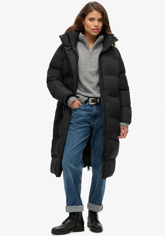 Superdry Gewatteerde jas Longline Hooded Puffer Jacket - Foto 6