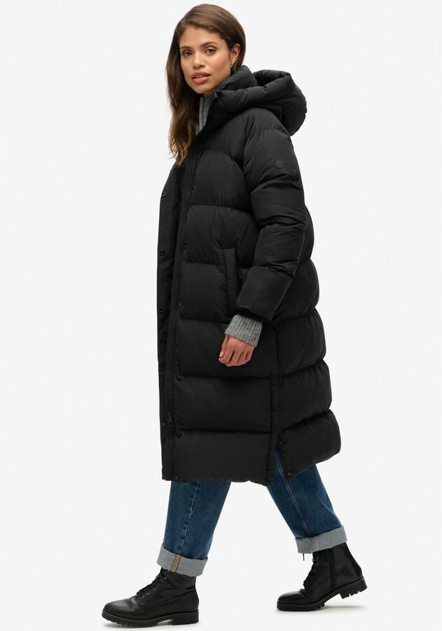 Superdry Gewatteerde jas Longline Hooded Puffer Jacket - Foto 3