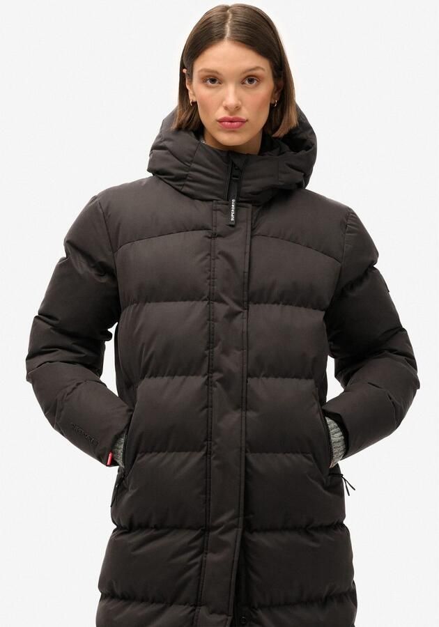 Superdry Microfibre Hooded Longline Puffer Winterjas Dames - Foto 5