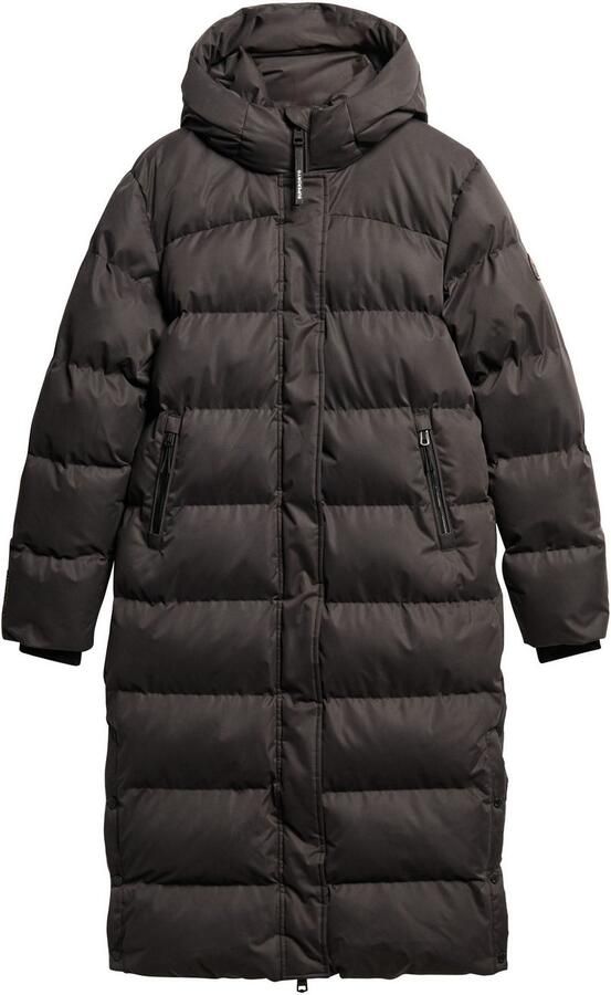 Superdry Microfibre Hooded Longline Puffer Winterjas Dames - Foto 6