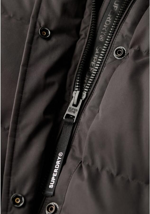 Superdry Microfibre Hooded Longline Puffer Winterjas Dames - Foto 3