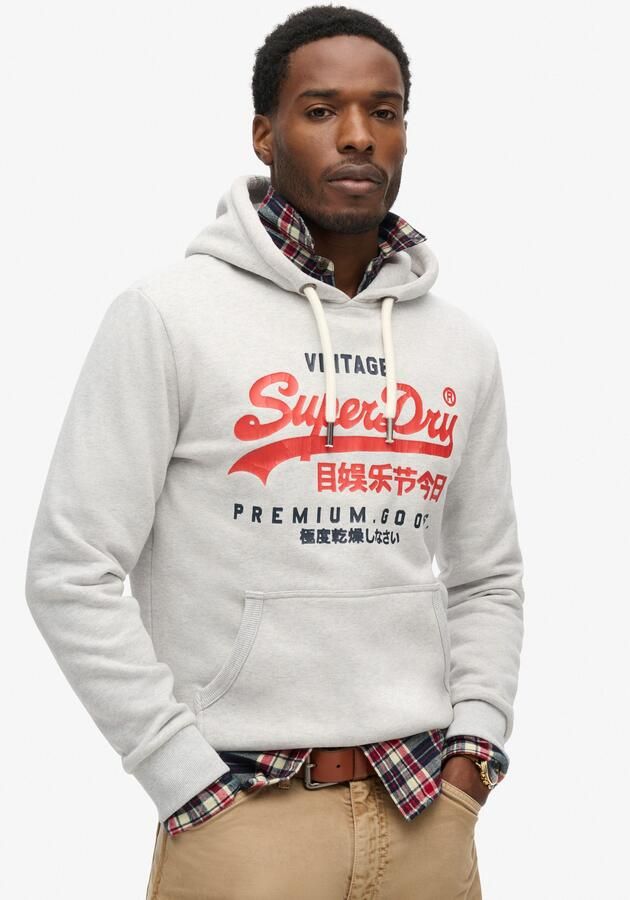 Superdry Sweater Duo Vintage Logo Pullover Hoodie - Foto 5