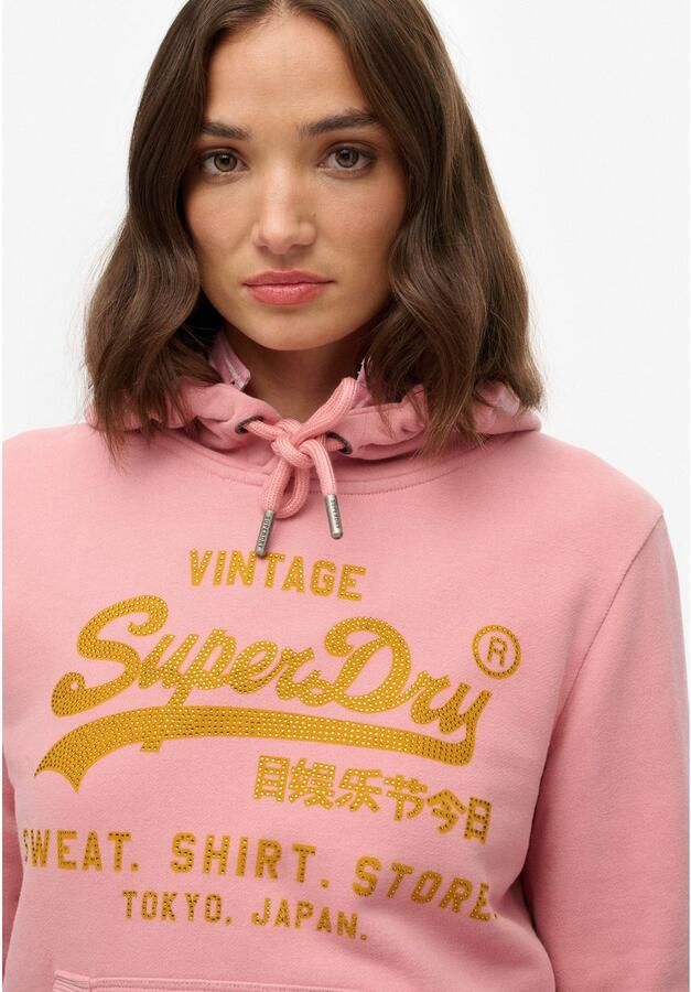 Superdry Embellished Vl Relaxed Hoodie Dames - Foto 3