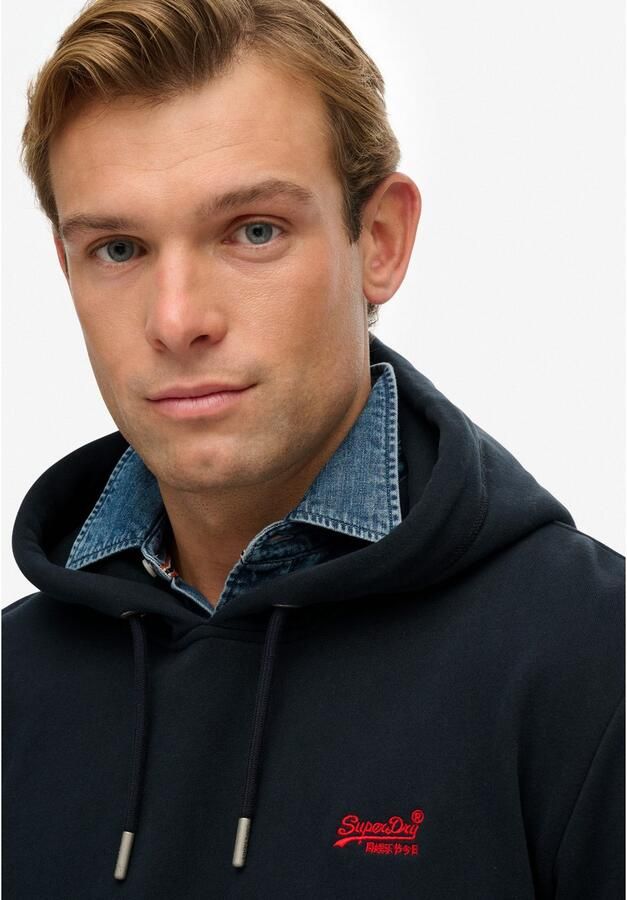 Superdry Sweater Essential-hoodie met logo-pullover