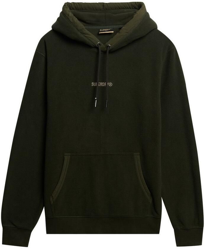 Superdry Micro Logo Fleece Hoodie Heren