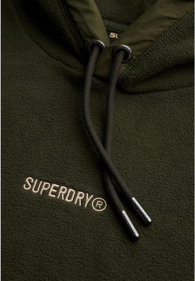 Superdry Micro Logo Fleece Hoodie Heren - Foto 4