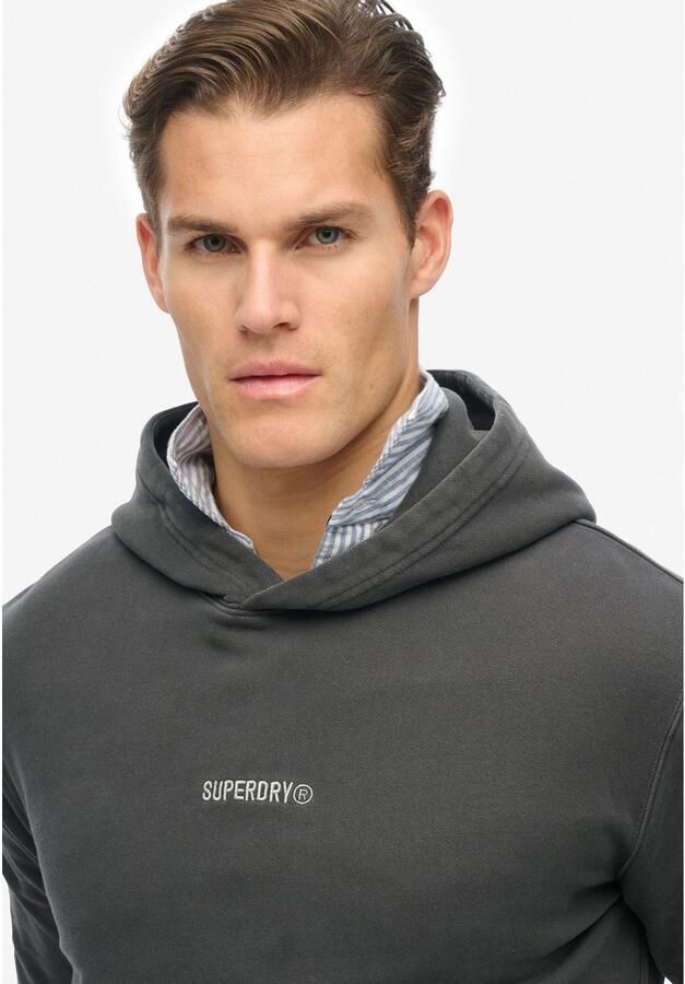 Superdry Sweater Sweatshirt à capuche et micro logo