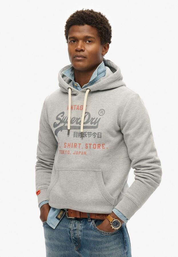 Superdry Sweater Vintage Logo Heritage Relaxed Pullover Hoodie - Foto 8