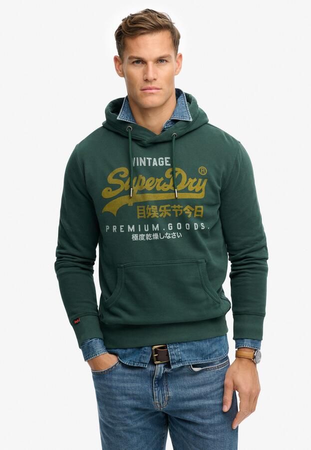 Superdry Sweater Vintage Duo Klassieke Pullover Hoodie - Foto 5