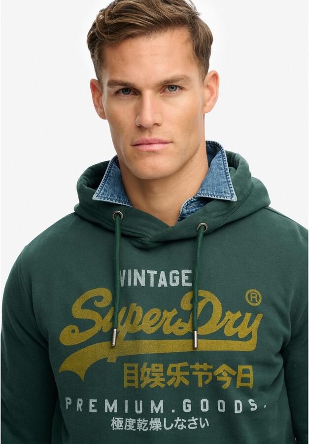 Superdry Sweater Vintage Duo Klassieke Pullover Hoodie
