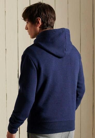Superdry hoodie met logo midnight blue grit - Foto 10