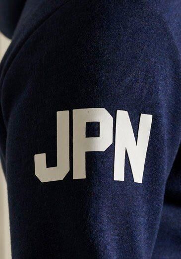 Superdry hoodie met logo midnight blue grit - Foto 11