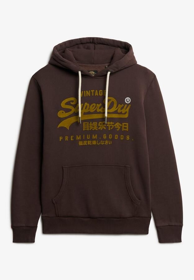 Superdry Sweater Sweatshirt à capuche Vintage Logo Ton sur Ton - Foto 5