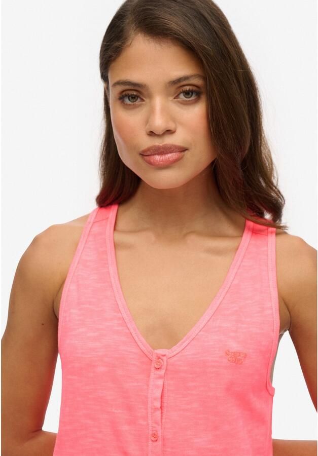 Superdry Jerseyjurk BEACH JERSEY VEST MIDI DRESS