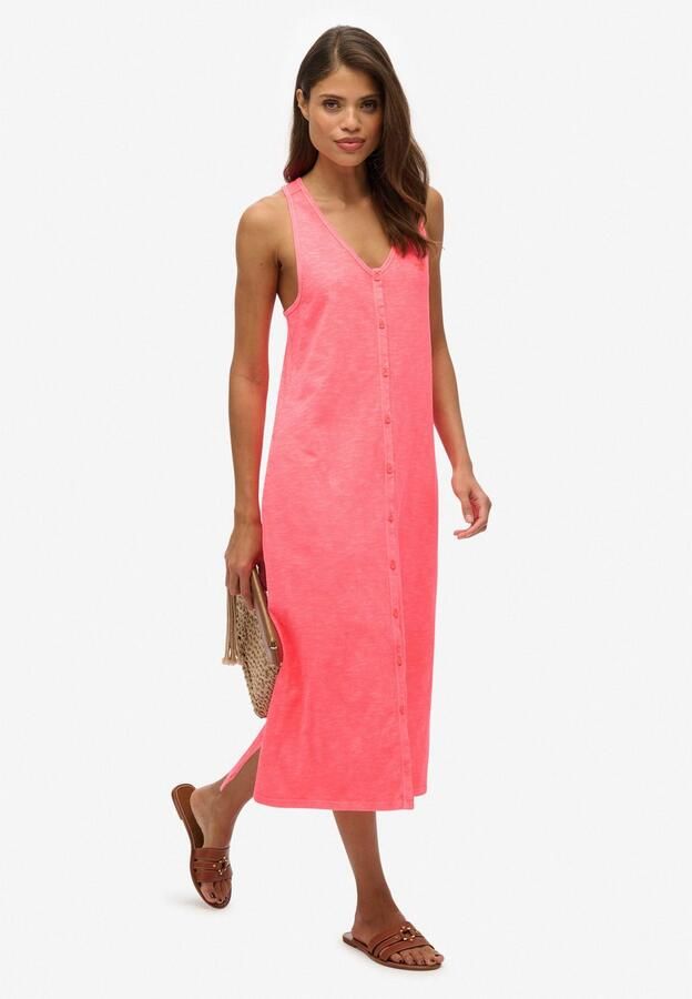 Superdry Jerseyjurk BEACH JERSEY VEST MIDI DRESS - Foto 4