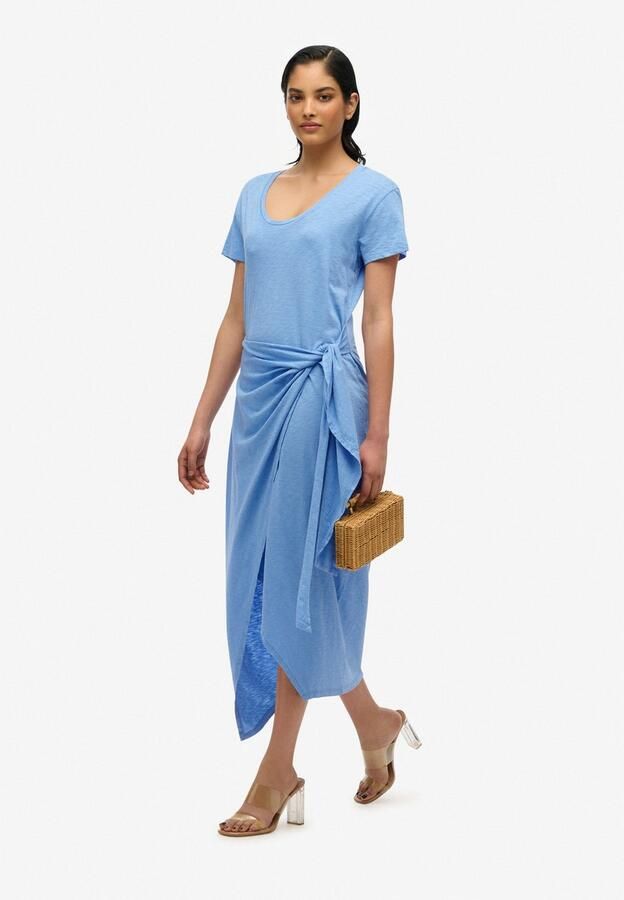 Superdry Jurk Robe portefeuille mi-longue femme - Foto 4