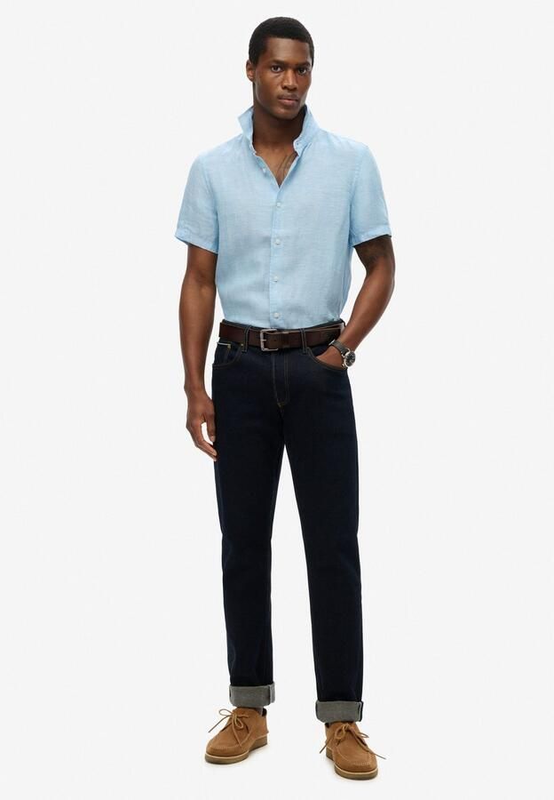 Superdry Overhemd Korte Mouw Vakantie linnen overhemd met korte mouwen - Foto 4