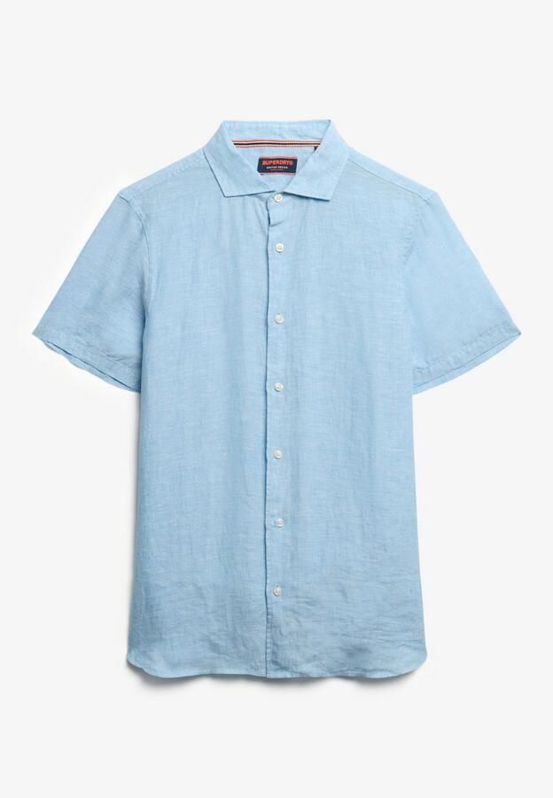 Superdry Overhemd Korte Mouw Vakantie linnen overhemd met korte mouwen - Foto 5
