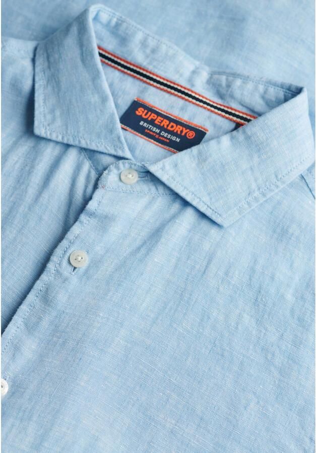 Superdry Overhemd Korte Mouw Vakantie linnen overhemd met korte mouwen - Foto 3