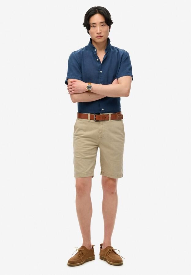 Superdry Overhemd Korte Mouw Vakantie linnen overhemd met korte mouwen - Foto 3