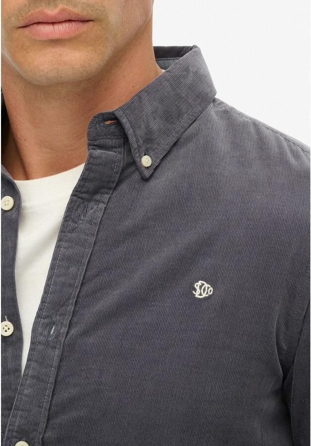 Superdry Overhemd met lange mouwen CLASSIC NEEDLE CORD SHIRT