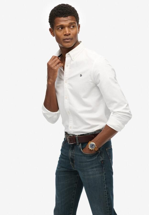 Superdry Overhemd met lange mouwen CLASSIC OXFORD L S SHIRT - Foto 9